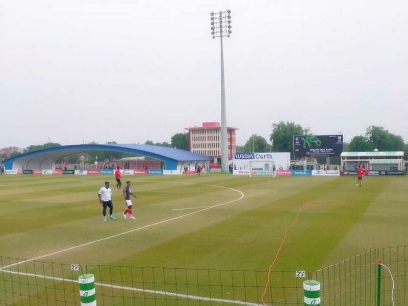 Youth academy players training