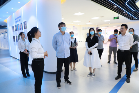 焦作市科協(xié)副主席李峰一行，蒞臨設計城開展省科普教育基地調研工作